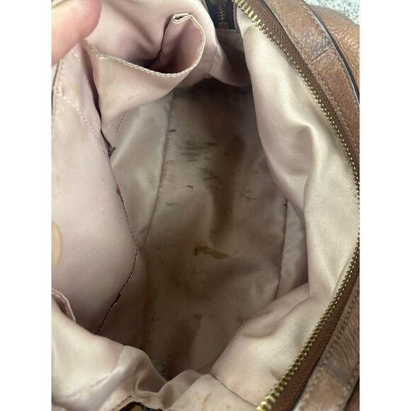 Coach Leather Shoulder Bag Womens Brown Hobo Tote Gold Hardware Horse Carriage - Picture 8 of 10